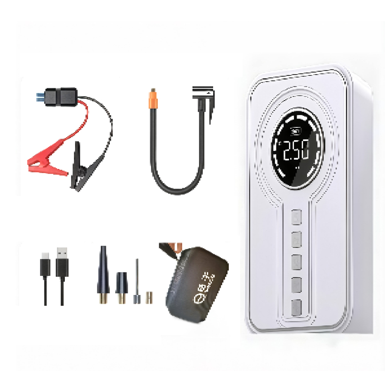 JL-002 Белый автомобиль аварийный запуск электропитаниянасос для накачивания